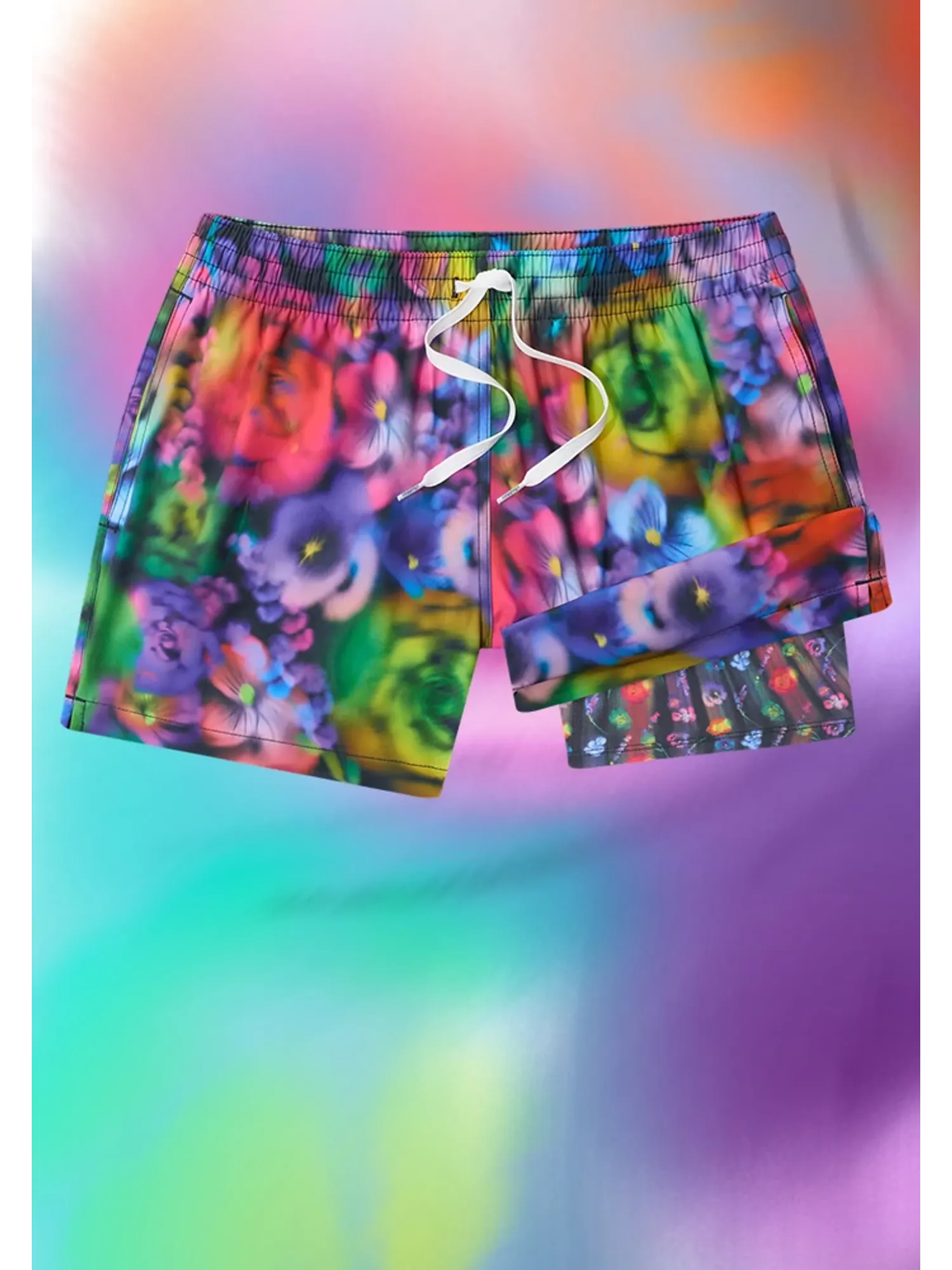 The Sonic Blooms 4" (Classic Lined Swim Trunk)