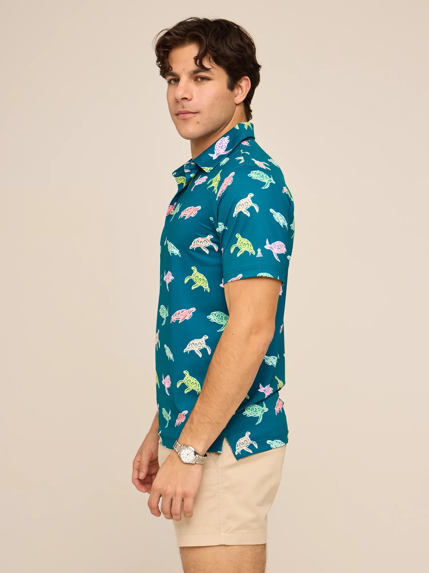 8429-the-turtally-awesome-performance-polo-green-3.webp The Turtally Awesome (Performance Polo)- Green