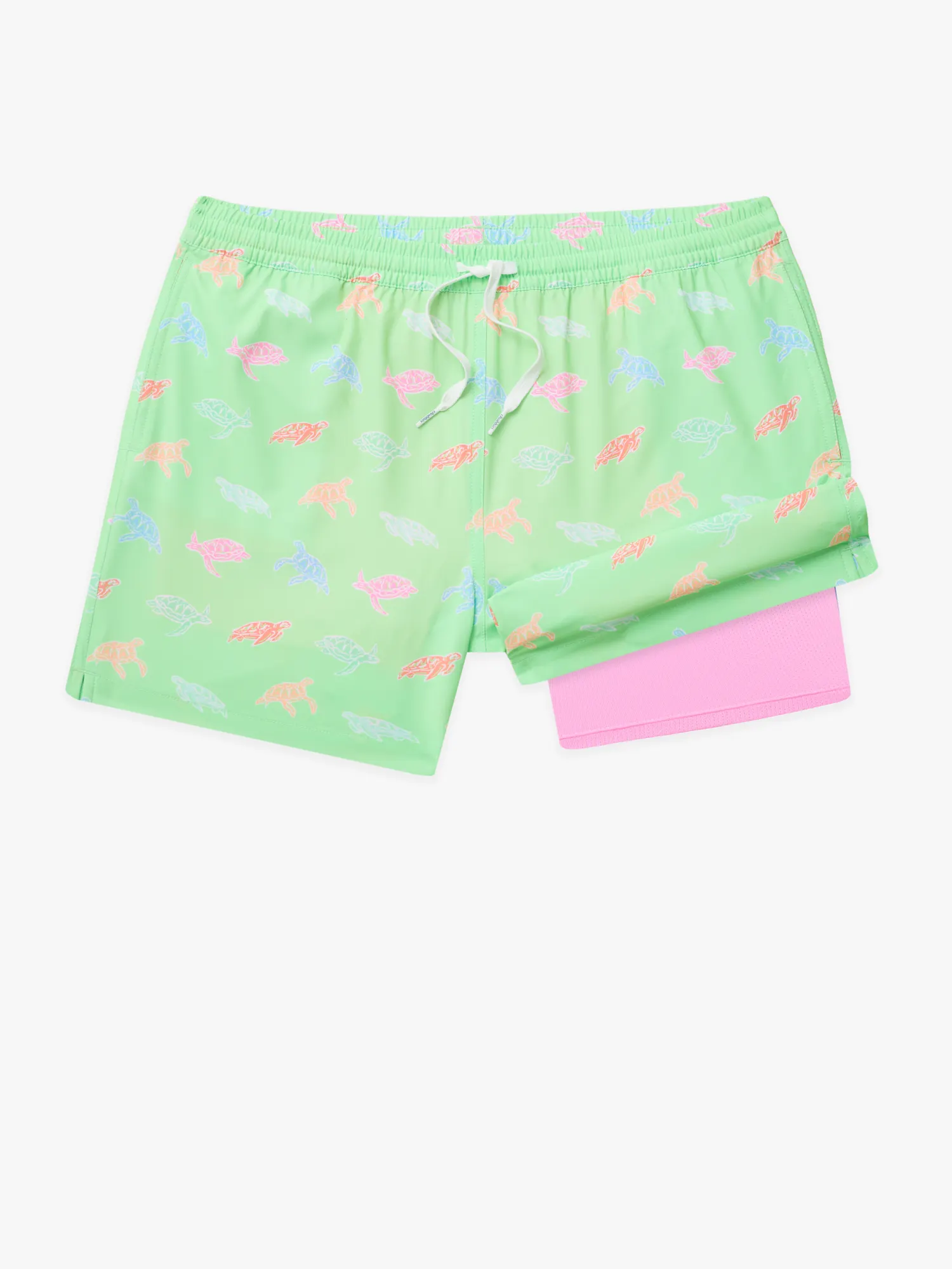 The Turtally Awesomes (Boys Lined Swim Trunk)- Green