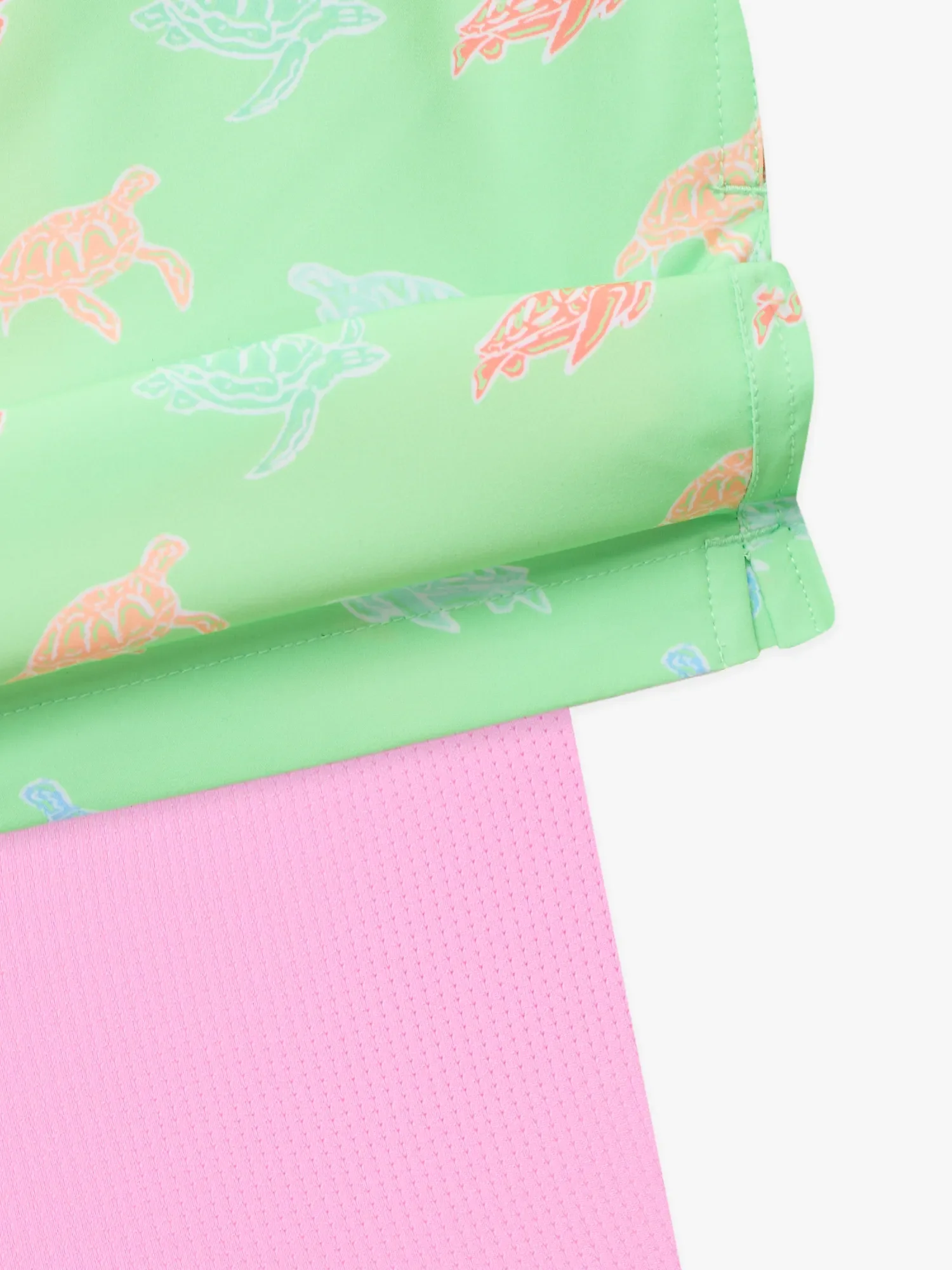 The Turtally Awesomes (Boys Lined Swim Trunk)- Green