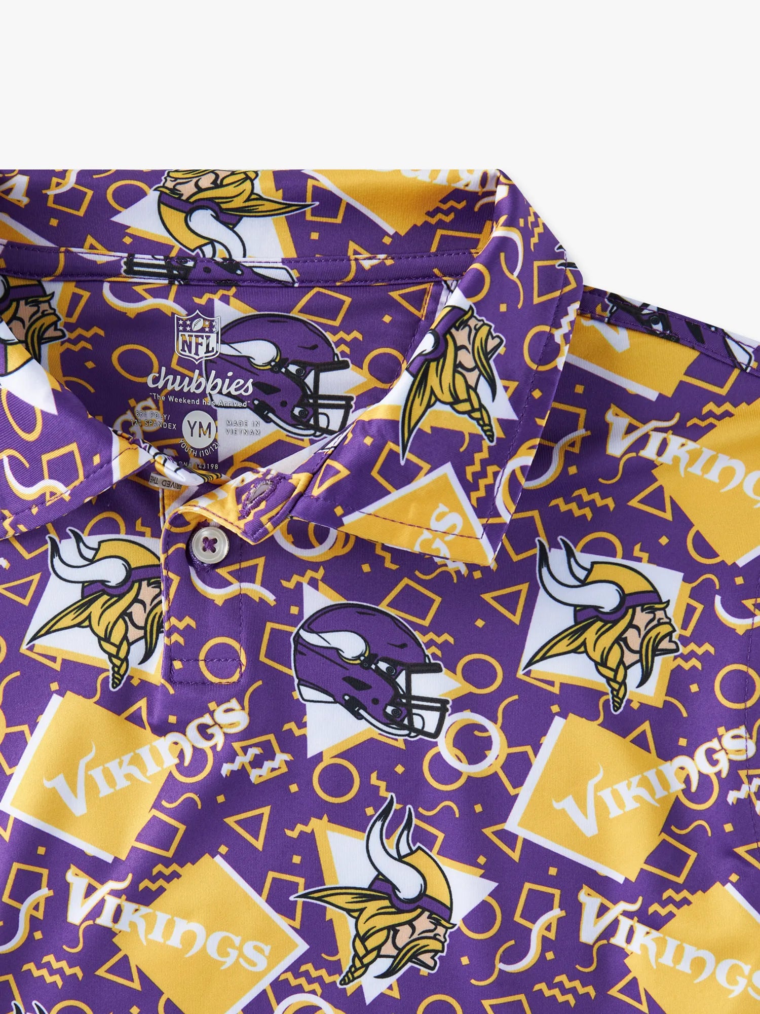 The Vikings Game Day Fit (Boys Performance Polo)