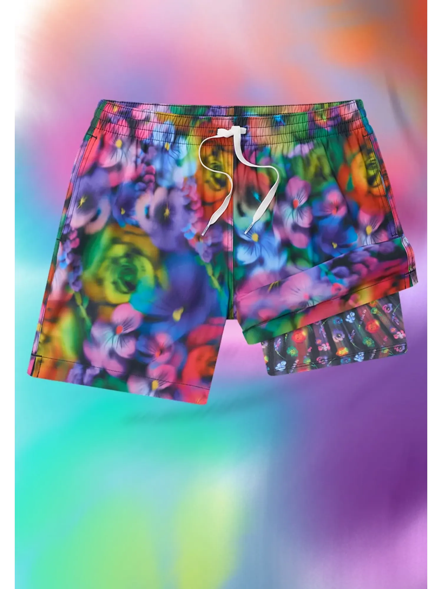 The Sonic Blooms 5.5" (Classic Lined Swim Trunk)