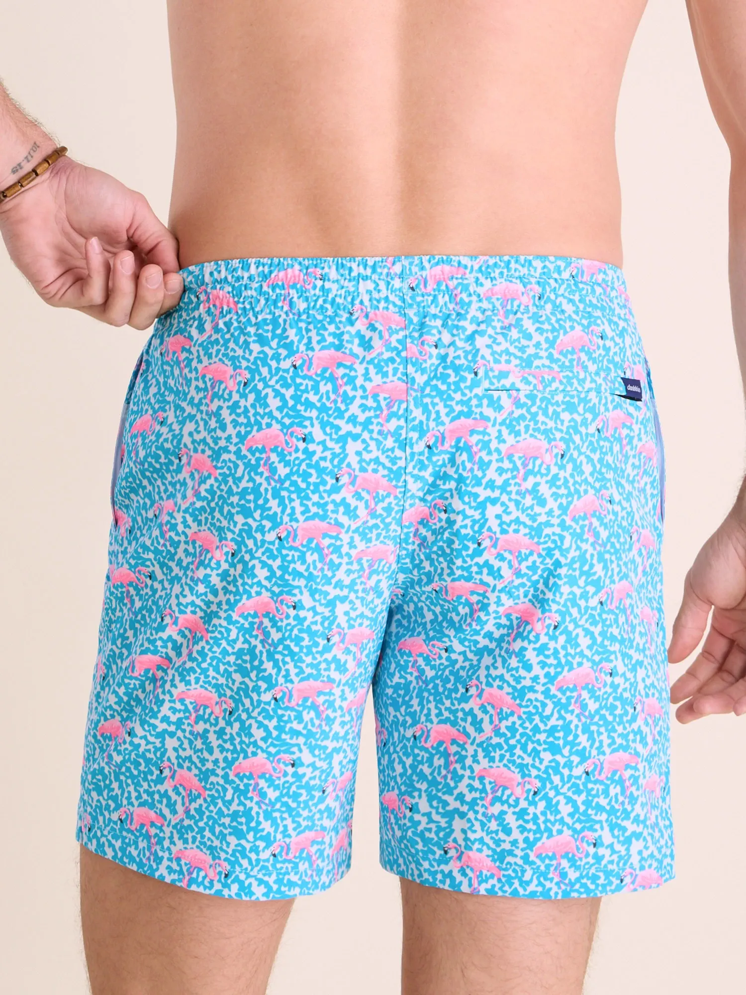 The Domingos Are For Flamingos 7"  (Classic Swim Trunk)