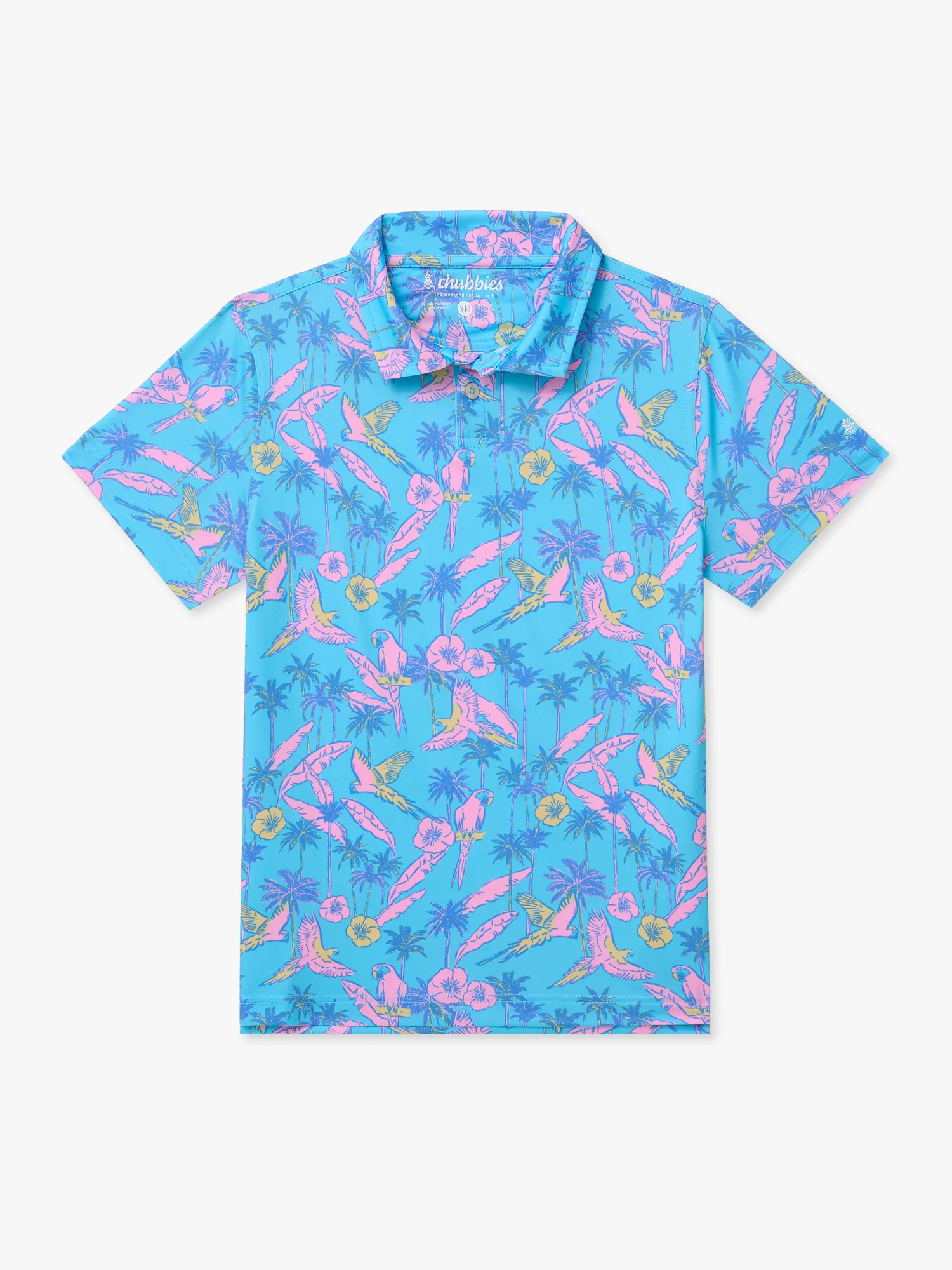991-the-flock-party-boys-performance-polo-turquoise-1.webp The Flock Party (Boys Performance Polo)- Turquoise